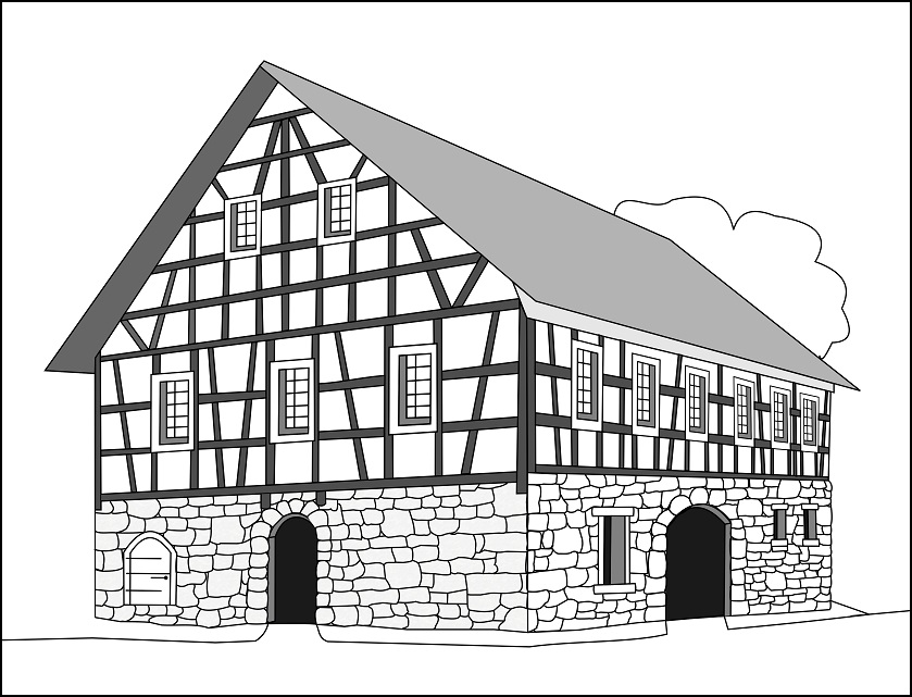 Trost House in Freudental<br /><br />Where Christine lived with Konrad and their children.